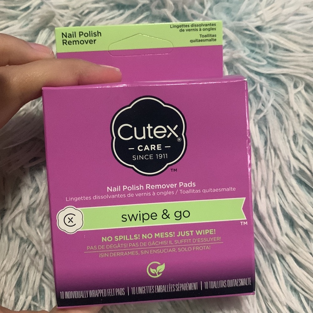 Cutex | swipe and go nail polish remover 10 count